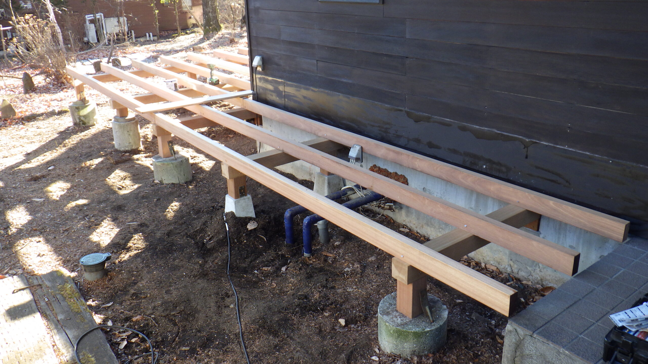 ウッドデッキ工事の施工事例