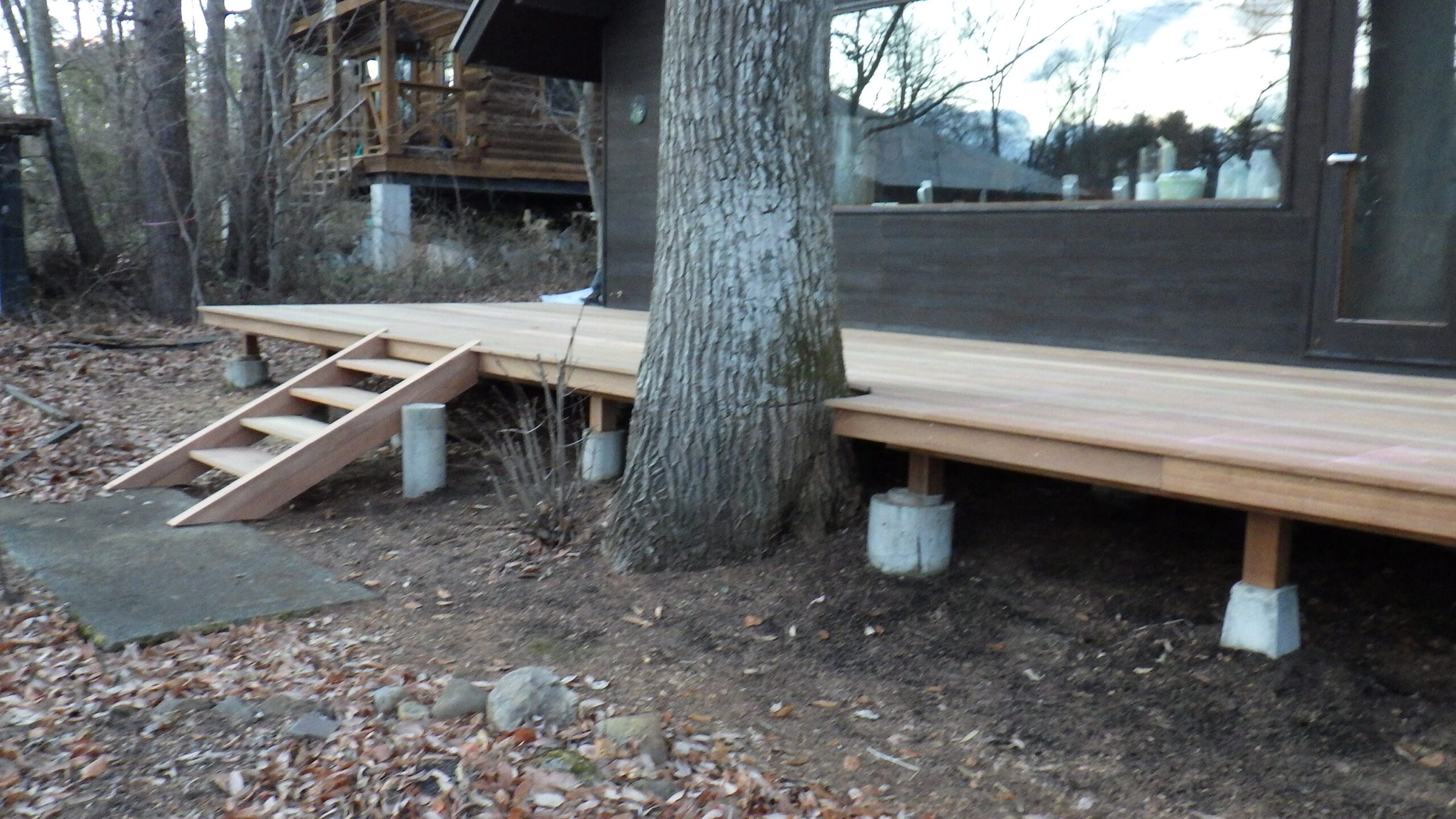 ウッドデッキ工事の施工事例